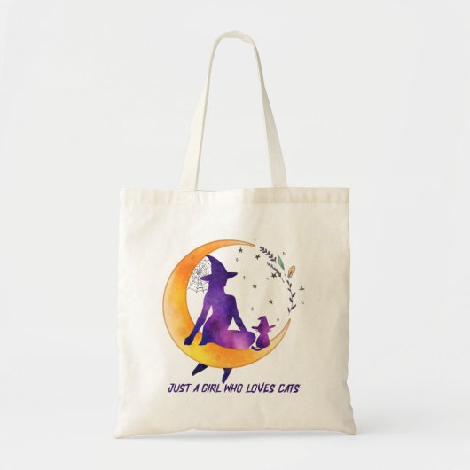 Tote Bag Juste Une Fille Qui Aime Le Chat (Devant)