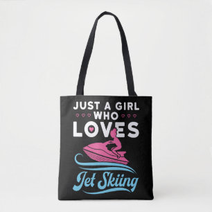 Tote Bag Juste une fille qui aime le Jet Ski