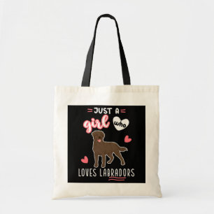 Tote Bag Juste une fille qui aime le laboratoire de chocola