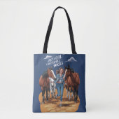 Tote Bag Juste Une Fille Qui Aime Les Chevaux (Devant)
