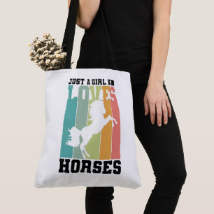 Tote Bag Juste une fille qui aime les chevaux   Horse Girl