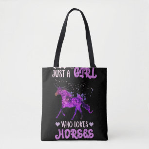 Tote Bag Juste Une Fille Qui Aime Les Chevaux Lover Horse G