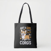 Tote Bag Juste Une Fille Qui Aime Les Corgis (Devant)