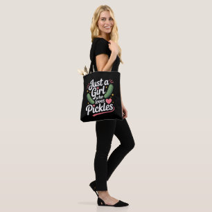 Tote Bag Juste Une Fille Qui Aime Les Cornichons Au Fenouil