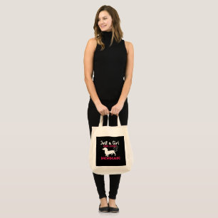 TOTE BAG JUSTE UNE FILLE QUI AIME LES DACHSHUNDS