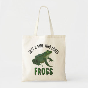 Tote Bag Juste une fille qui aime les grenouilles Cadeaux a