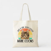 Tote Bag Juste Une Fille Qui Aime Les Maine Coons (Dos)