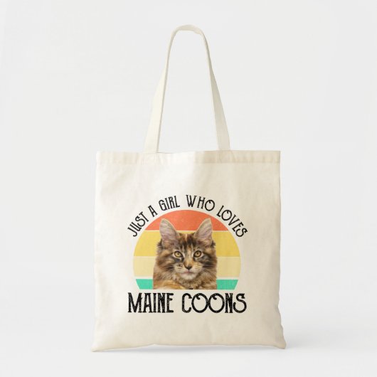Tote Bag Juste Une Fille Qui Aime Les Maine Coons (Devant)