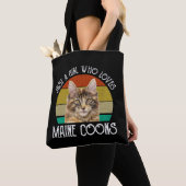 Tote Bag Juste Une Fille Qui Aime Les Maine Coons (De près)