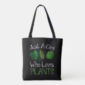 Tote Bag Juste une fille qui aime les Plantes (Dos)