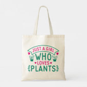 Tote Bag Juste une fille qui aime les Plantes (Dos)