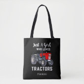 Tote Bag Juste Une Fille Qui Aime Les Tracteurs Nouveauté (Devant)