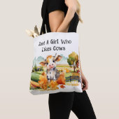 Tote Bag Juste Une Fille Qui Aime Les Vaches (De près)