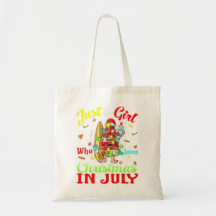 Tote Bag Juste Une Fille Qui Aime Noël En Juillet Watermelo