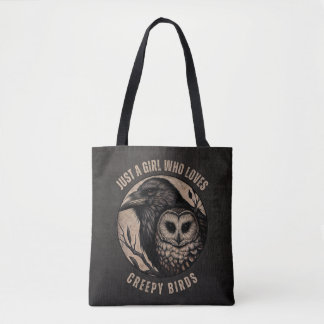 Tote Bag Juste Une Fille Qui Aime Ravens Owls Art