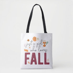 Tote Bag Juste une fille qui aime tomber