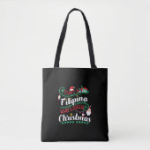 Tote Bag Juste une Philippine qui aime Noël (Devant)
