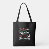 Tote Bag Juste une Philippine qui aime Noël (Dos)
