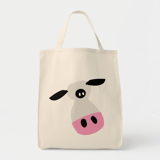 Tote Bag Juste une vache (Devant)