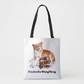 Tote Bag Justice for Wang Wang (Devant)