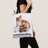 Tote Bag Justice for Wang Wang (De près)
