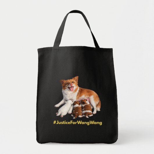 Tote Bag Justice for Wang Wang (Devant)