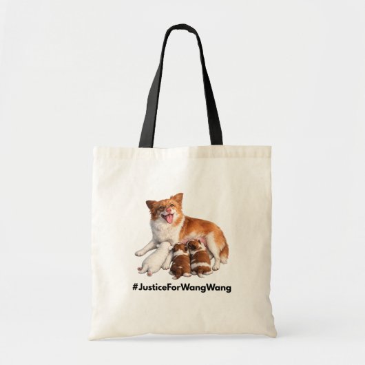 Tote Bag Justice for Wang Wang (Devant)