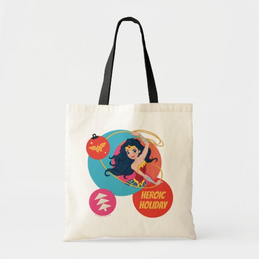 Tote Bag Justice League Wonder Woman Holiday Bauble (Devant)