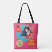 Tote Bag Justice League Wonder Woman Holiday Bauble (Dos)