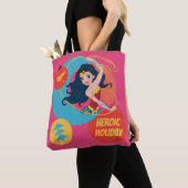 Tote Bag Justice League Wonder Woman Holiday Bauble (De près)