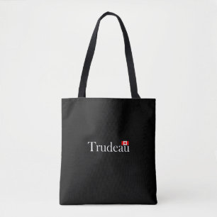 Tote Bag Justin Trudeau Drapeau officiel canadien Couleur f
