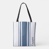 Tote Bag Kainoa Monogramme Rayures Minimalistes (Dos)