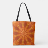 Tote Bag Kaléidiscope orange sur fourre-tout imprimé (Dos)