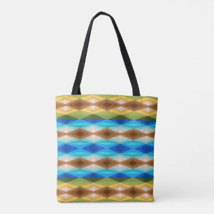 Tote Bag Kaleidoscope couleur plage Tropical Art Abstrait