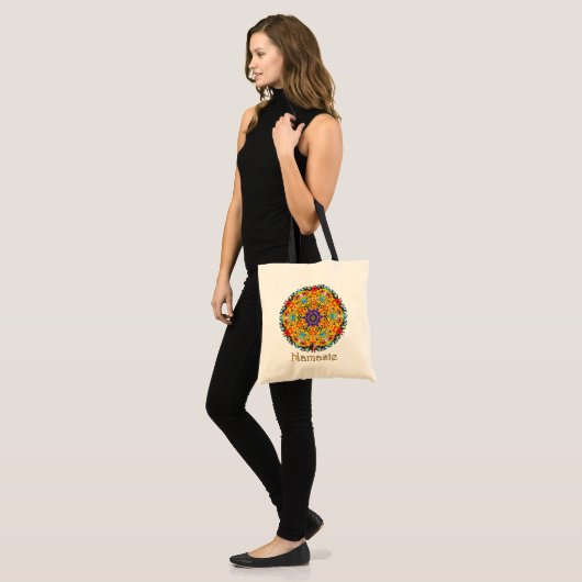 Tote Bag Kaléidoscope de Namaste de sassafras (Devant (modèle))