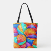 Tote Bag Kaleidoscope des coquilles océaniques (Dos)