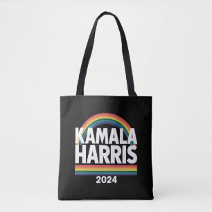 Tote Bag Kamala Harris 2024 Gay pride arc-en-ciel élection 