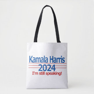 Tote Bag Kamala Harris 2024 Je parle toujours !