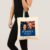 Tote Bag Kamala Harris Et Tim Walz 2024 (Devant (produit))