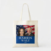 Tote Bag Kamala Harris Et Tim Walz 2024 (Devant)