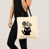 Tote Bag Kamala Harris Président 2024 Comma La Cat et Yarn (Devant (produit))
