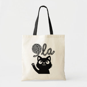 Tote Bag Kamala Harris Président 2024 Comma La Cat et Yarn