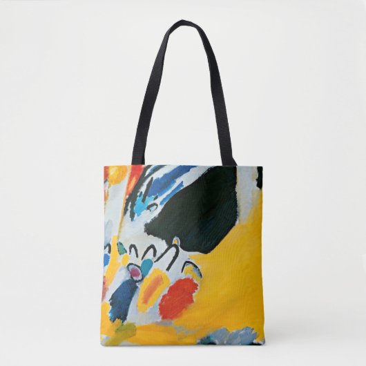 Tote Bag Kandinski Impression III Concert Peinture Abstrait (Devant)