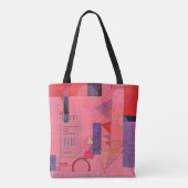 Tote Bag Kandinsky - Couche, peinture colorée, (Dos)