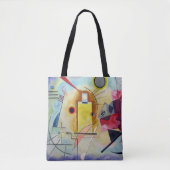 Tote Bag Kandinsky, jaune rouge et bleu 1925 (Devant)