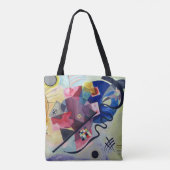Tote Bag Kandinsky, jaune rouge et bleu 1925 (Dos)