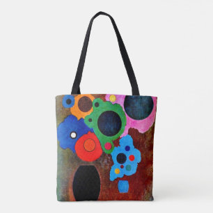 Tote Bag Kandinsky - Noir croissant