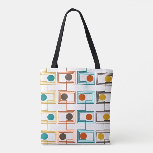Tote Bag Kandinsky Rectangles avec Ovals (Dos)