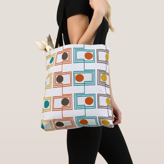 Tote Bag Kandinsky Rectangles avec Ovals (De près)
