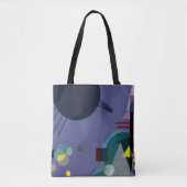 Tote Bag Kandinsky - Violet-Green (Devant)
